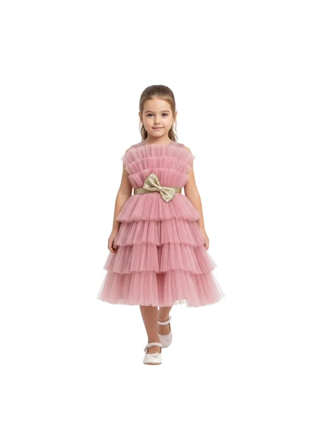 دىدانيالا فستان مكشكش وردي